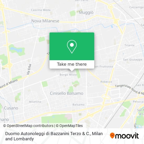 Duomo Autonoleggi di Bazzanini Terzo & C. map