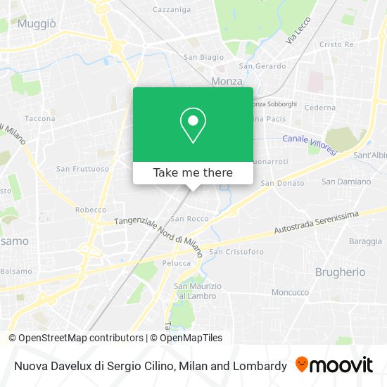 Nuova Davelux di Sergio Cilino map