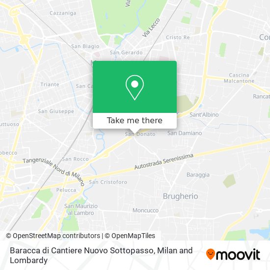 Baracca di Cantiere Nuovo Sottopasso map
