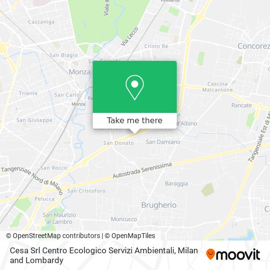 Cesa Srl Centro Ecologico Servizi Ambientali map