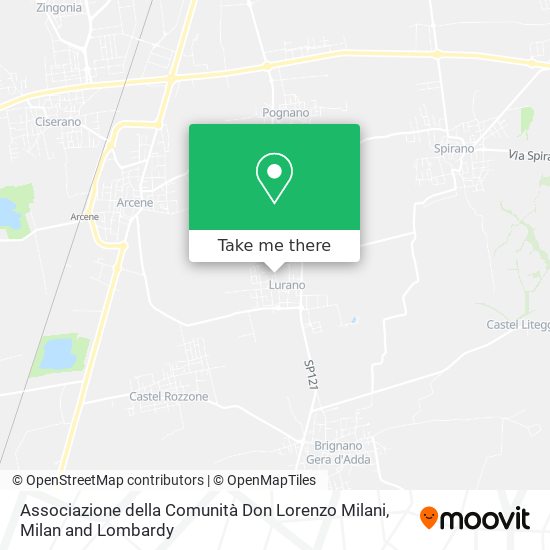 Associazione della Comunità Don Lorenzo Milani map
