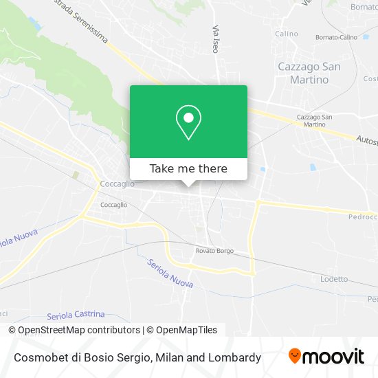 Cosmobet di Bosio Sergio map