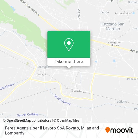 Feres Agenzia per il Lavoro SpA Rovato map