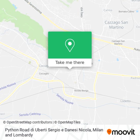 Python Road di Uberti Sergio e Danesi Nicola map