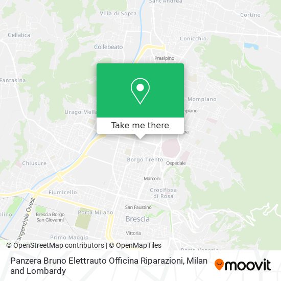 Panzera Bruno Elettrauto Officina Riparazioni map