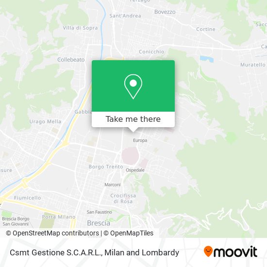 Csmt Gestione S.C.A.R.L. map