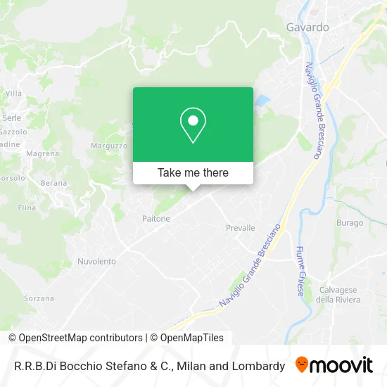 R.R.B.Di Bocchio Stefano & C. map