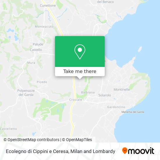 Ecolegno di Cippini e Ceresa map