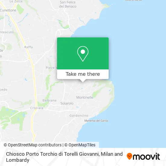 Chiosco Porto Torchio di Torelli Giovanni map