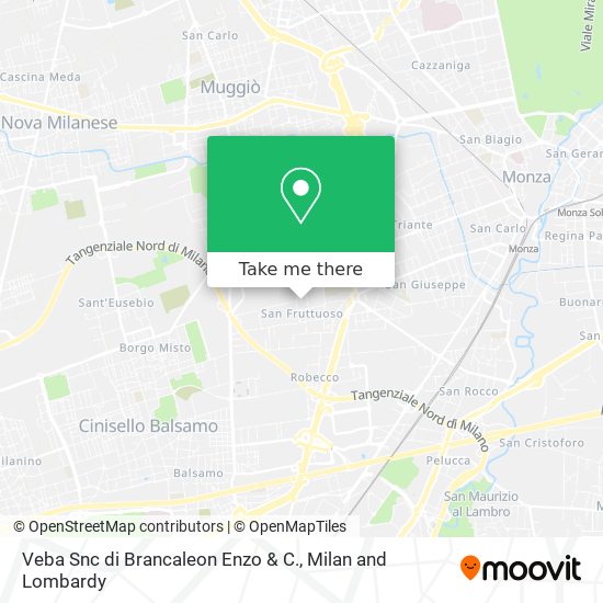 Veba Snc di Brancaleon Enzo & C. map