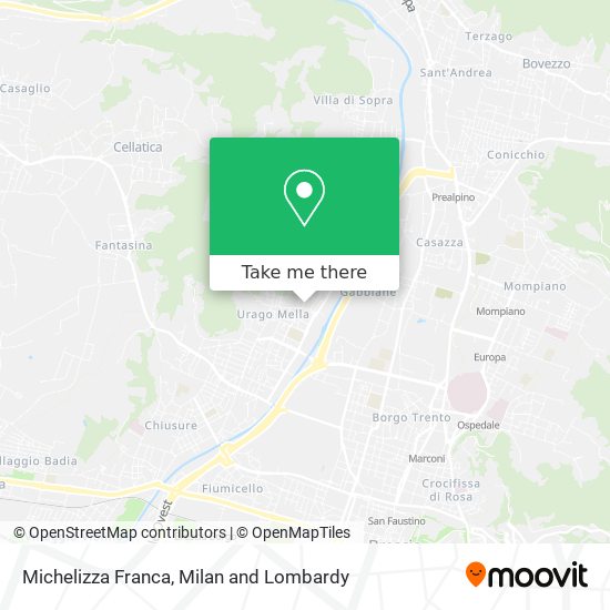 Michelizza Franca map
