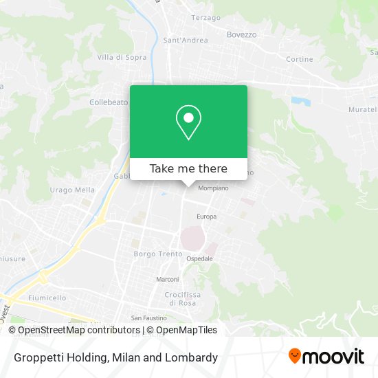 Groppetti Holding map