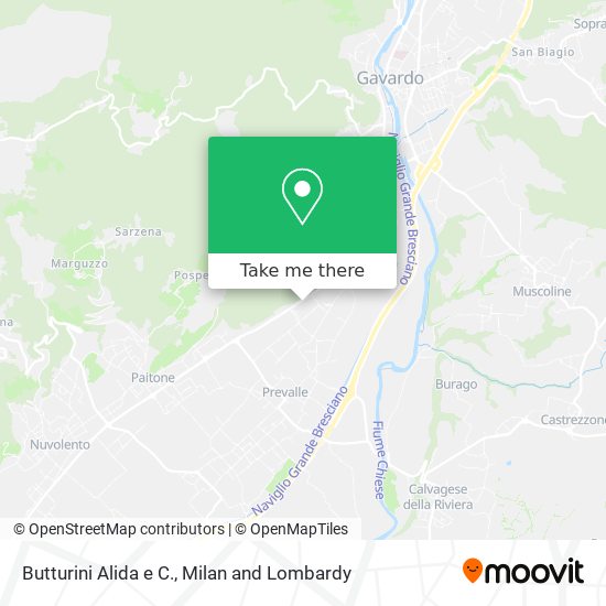 Butturini Alida e C. map