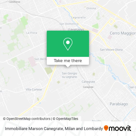 Immobiliare Marson Canegrate map