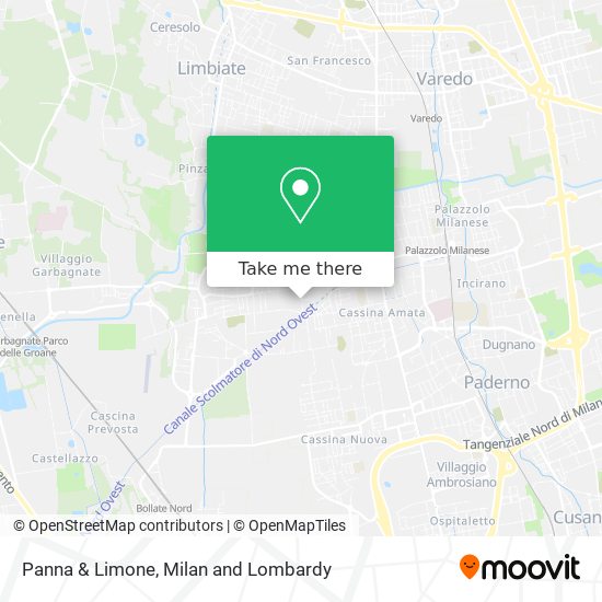 Panna & Limone map