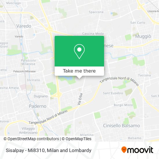 Sisalpay - Mi8310 map
