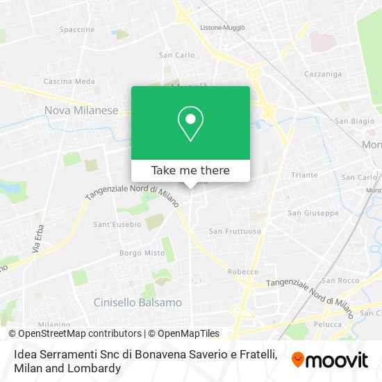 Idea Serramenti Snc di Bonavena Saverio e Fratelli map