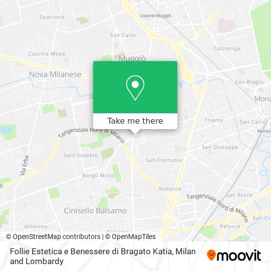 Follie Estetica e Benessere di Bragato Katia map