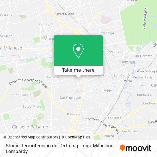 Studio Termotecnico dell'Orto Ing. Luigi map