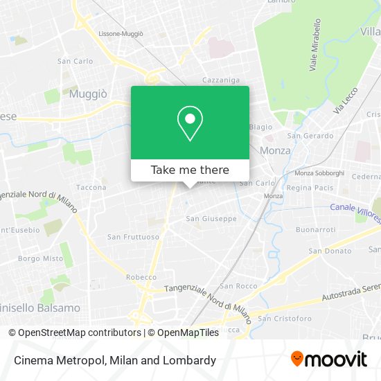 Cinema Metropol map