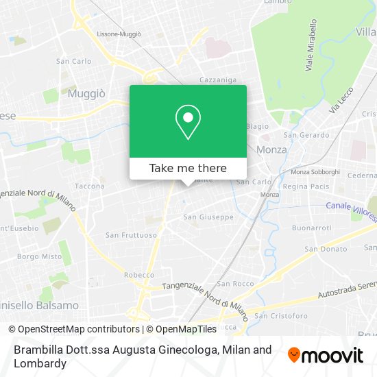 Brambilla Dott.ssa Augusta Ginecologa map