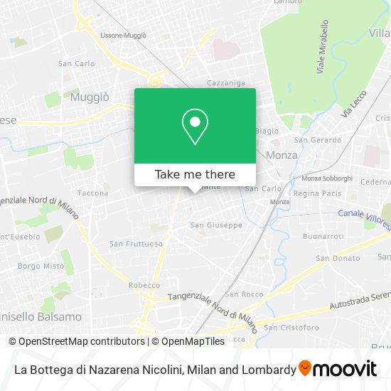 La Bottega di Nazarena Nicolini map
