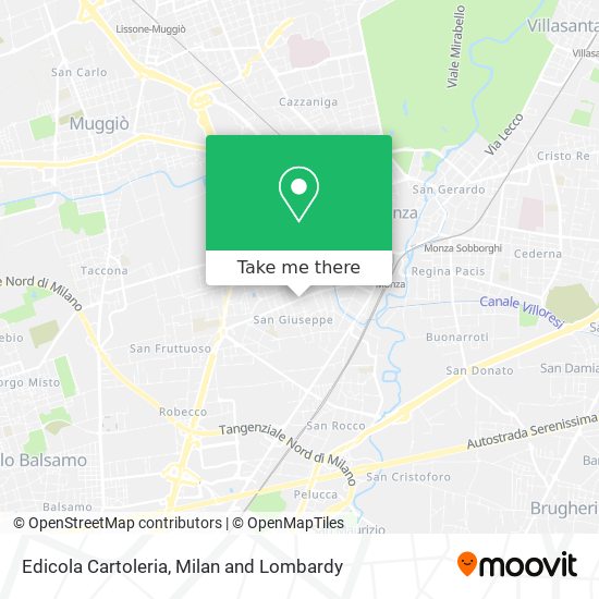 Edicola Cartoleria map