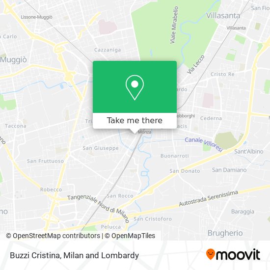 Buzzi Cristina map