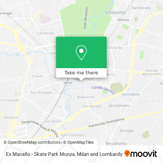 Ex Macello - Skate Park Monza map