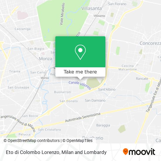 Eto di Colombo Lorenzo map