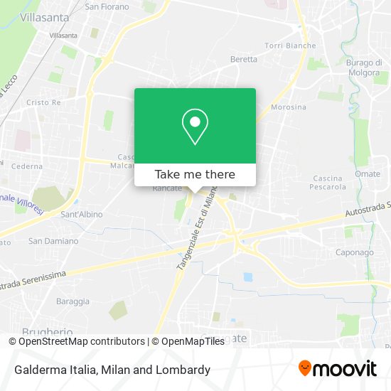 Galderma Italia map