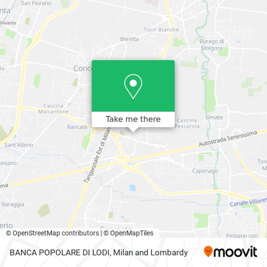 BANCA POPOLARE DI LODI map