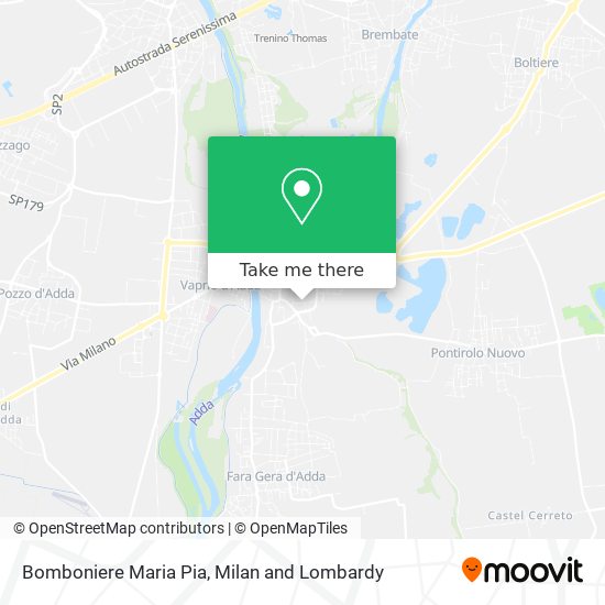 Bomboniere Maria Pia map