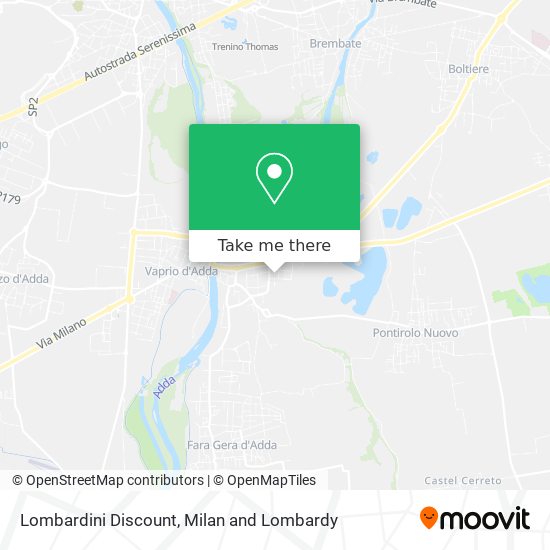 Lombardini Discount map