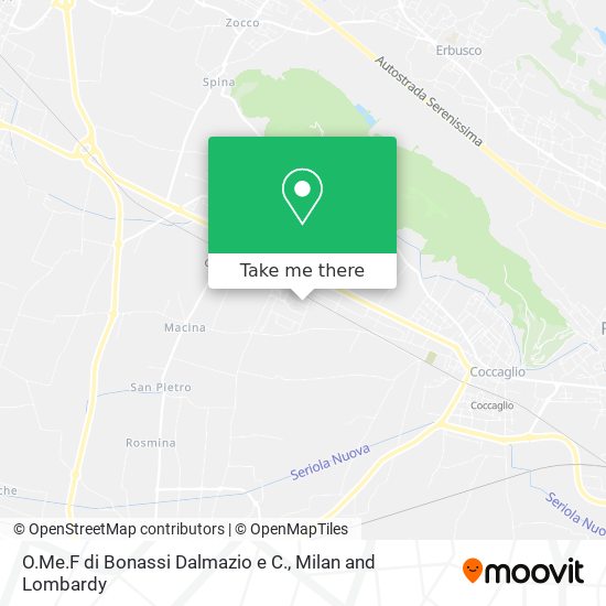 O.Me.F di Bonassi Dalmazio e C. map