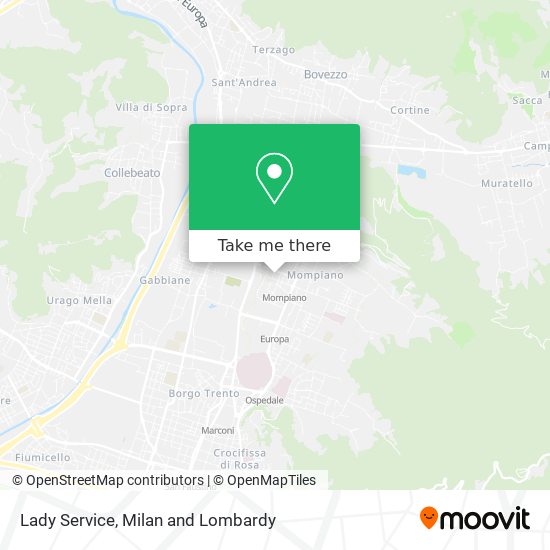 Lady Service map