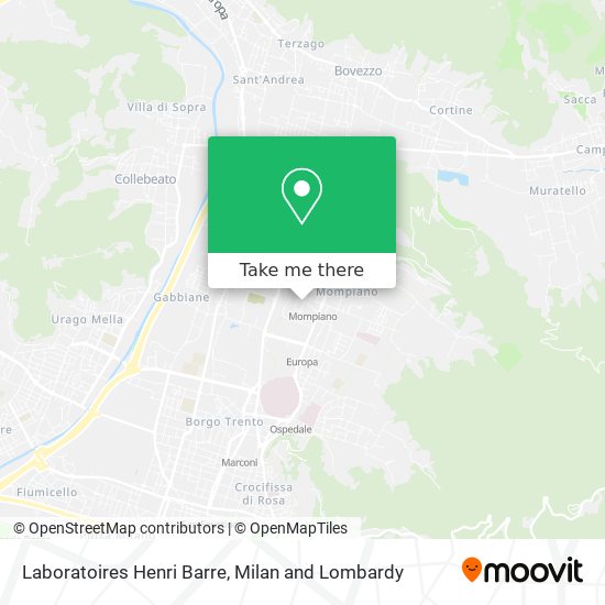 Laboratoires Henri Barre map