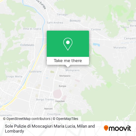 Sole Pulizie di Moscagiuri Maria Lucia map