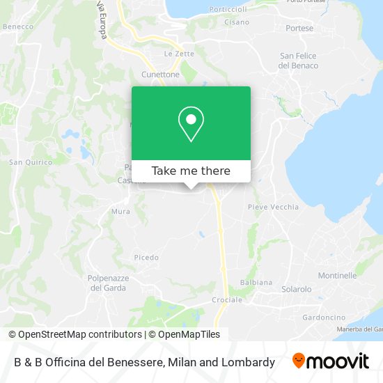 B & B Officina del Benessere map