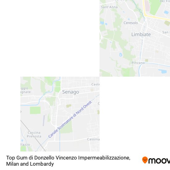 Top Gum di Donzello Vincenzo Impermeabilizzazione map