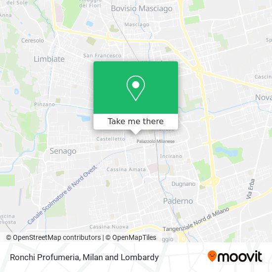 Ronchi Profumeria map