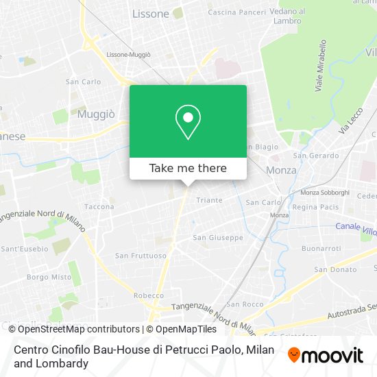 Centro Cinofilo Bau-House di Petrucci Paolo map