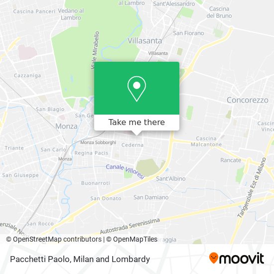 Pacchetti Paolo map