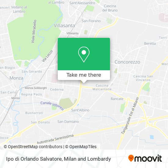 Ipo di Orlando Salvatore map