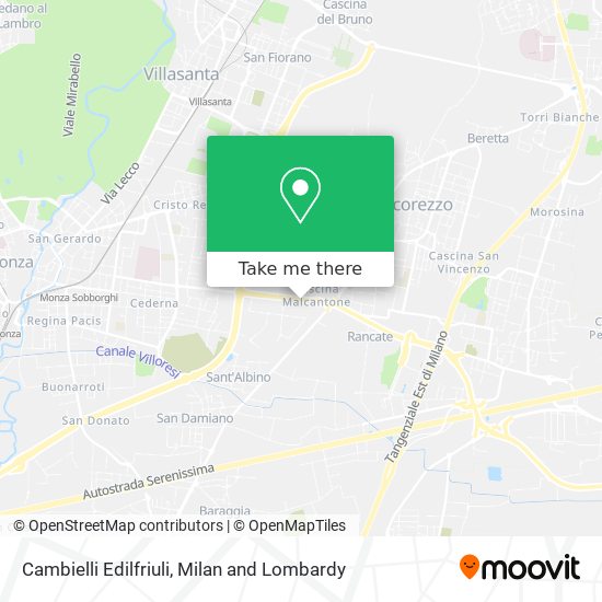 Cambielli Edilfriuli map