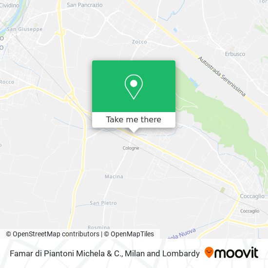 Famar di Piantoni Michela & C. map