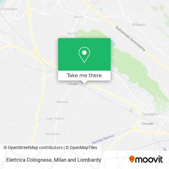 Elettrica Colognese map