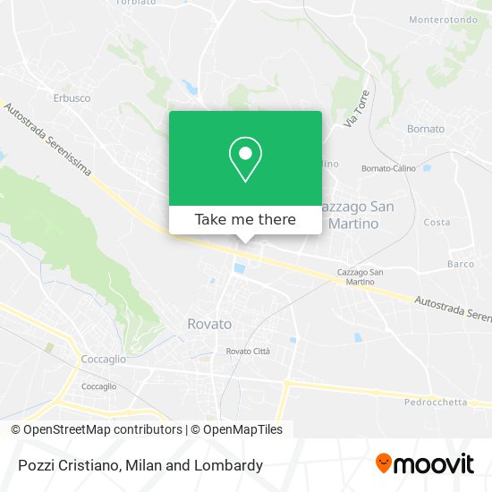 Pozzi Cristiano map