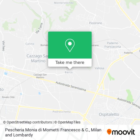 Pescheria Monia di Mometti Francesco & C. map