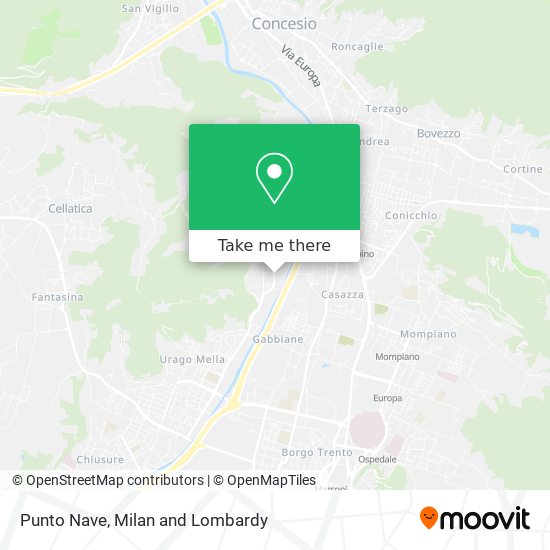 Punto Nave map